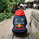 Red Bull Dog Hoodie - 2025 F1 Racing Pet Jersey for Dogs & Cats